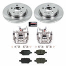 PowerStop OE Stock Replacement Low-Dust Ceramic Brake Pad, Rotor and Caliper Kit