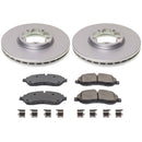 PowerStop Genuine Geomet Coated Rotor and Low-Dust Ceramic Brake Pad Kit