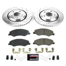 PowerStop Z23 Daily Driver Carbon-Fiber Ceramic Brake Pad and Drilled & Slotted