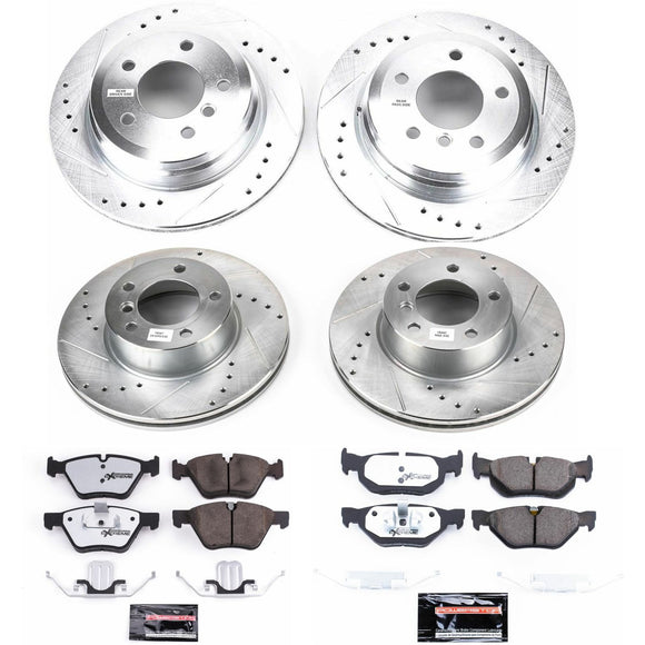 PowerStop Z26 Street Performance Ceramic Brake Pad and Drilled & Slotted Rotor K