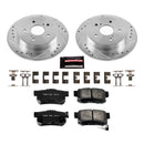 PowerStop Z23 Daily Driver Carbon-Fiber Ceramic Brake Pad and Drilled & Slotted