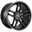 8.5x19 Niche Wheels M194 Methos Gloss Black Matte Black Wheel 5x120 ET35 CB72.56
