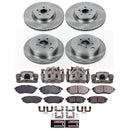 OE Stock Replacement Low-Dust Ceramic Brake Pad, Rotor and Caliper Kit