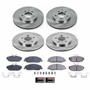 PowerStop OE Stock Replacement Low-Dust Ceramic Brake Pad and Rotor Kit