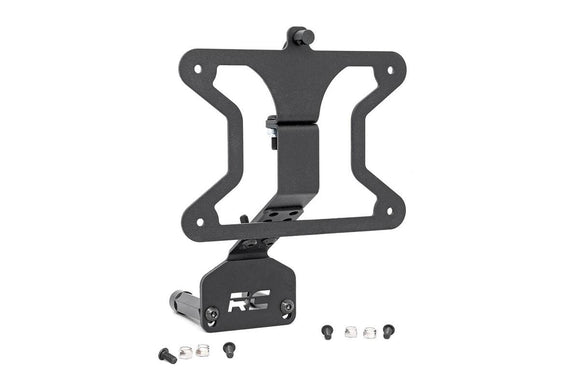 Rough Country License Plate Relocation Bracket For Jeep Wrangler 18-23