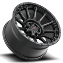 18x9 Vortek VRT-606 Vulcan Matte Black 5x127 ET0 CB78.1 Wheel Rim