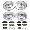 PowerStop Z23 Daily Driver Carbon-Fiber Ceramic Brake Pad and Drilled & Slotted