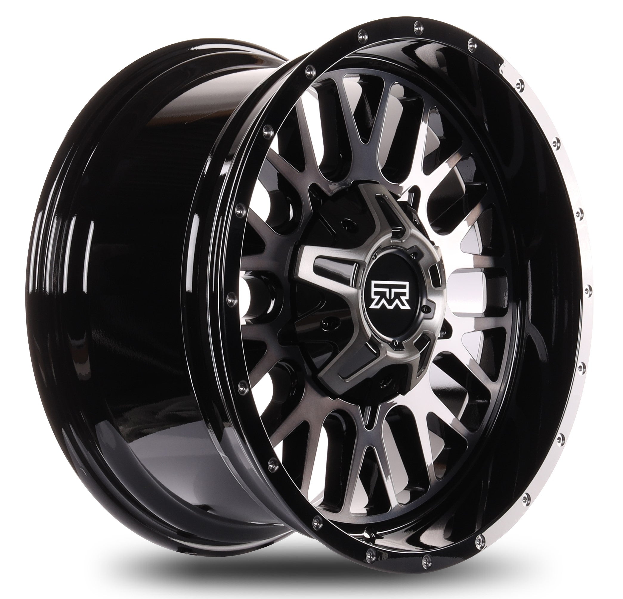 20x10 Mudder Trucker MT937 Black DDT 6x135 6x139.7 6x5.5 ET-18 Wheel