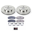 PowerStop OE Stock Replacement Low-Dust Ceramic Brake Pad and Rotor Kit