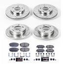 PowerStop Z23 Daily Driver Carbon-Fiber Ceramic Brake Pad and Drilled & Slotted