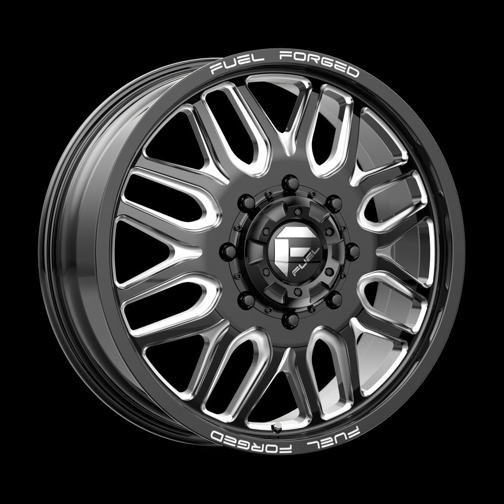 20X8.25 Fuel MONO DB66 FFC66 Matte Black Milled 10X225 ET105 wheel/rim