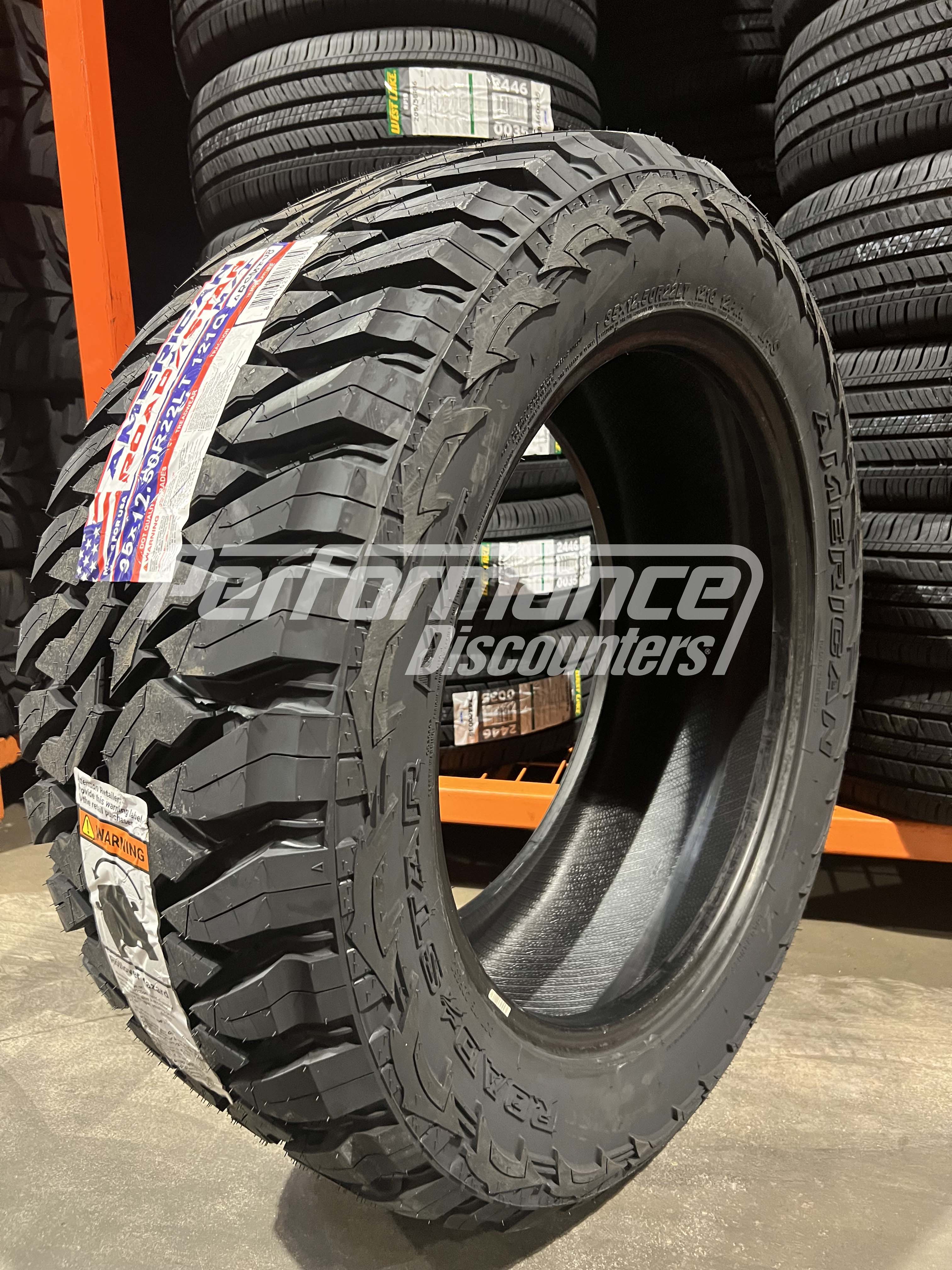 American Roadstar M/T Tire(s) 35X12.50R22 121Q LRF 35 12.50 22 3512.5022