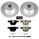 PowerStop Genuine Geomet Coated Rotor and Carbon-Fiber Ceramic Brake Pad Kit