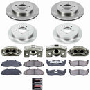 PowerStop OE Stock Replacement Low-Dust Ceramic Brake Pad, Rotor and Caliper Kit