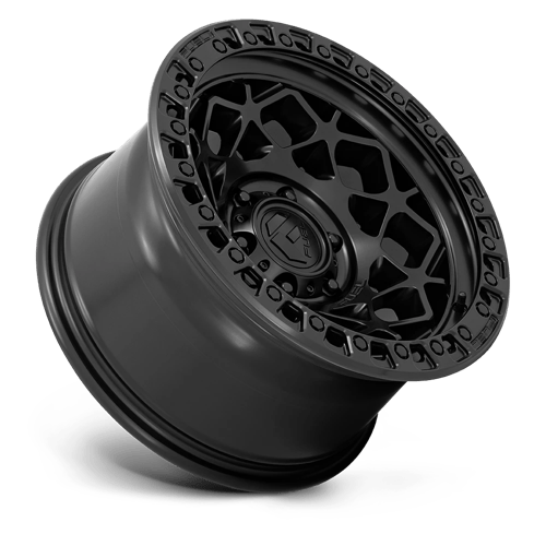 17X9 Fuel D786 Unit Matte Black With Matte Black Ring 5X127 ET-12 wheel rim