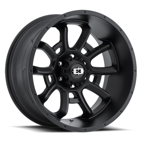 20x9 Vision 415 Bomb Satin Black 5x139.7 5x5.5 ET12 Wheel Rim