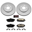 PowerStop Genuine Geomet Coated Rotor and Low-Dust Ceramic Brake Pad Kit