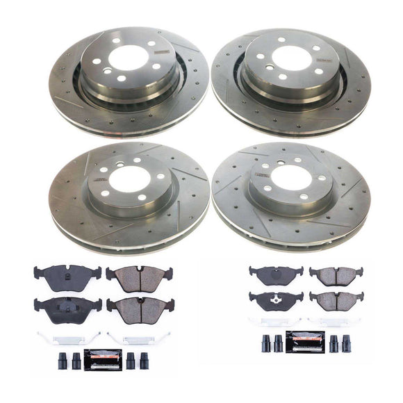 PowerStop Z23 Daily Driver Carbon-Fiber Ceramic Brake Pad and Drilled & Slotted