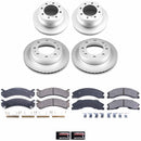 PowerStop Genuine Geomet Coated Rotor and Low-Dust Ceramic Brake Pad Kit