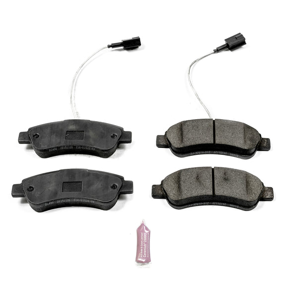 PowerStop Z36 Truck And Tow Carbon-Fiber Ceramic Brake Pads With Hardware