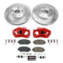 PowerStop Z23 Daily Driver Carbon-Fiber Ceramic Pads Drilled & Slotted Rotor & C