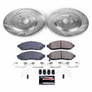 PowerStop Z23 Daily Driver Carbon-Fiber Ceramic Brake Pad and Drilled & Slotted