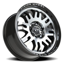 18x8.5 Vision 409 Inferno Black Machined Face 6x139.7 6x5.5 ET0 Wheel Rim