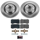 PowerStop OE Stock Replacement Low-Dust Ceramic Brake Pad and Rotor Kit