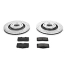 PowerStop Z23 Daily Driver Carbon-Fiber Ceramic Brake Pad and Drilled & Slotted