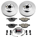 PowerStop Genuine Geomet Coated Rotor and Carbon-Fiber Ceramic Brake Pad Kit