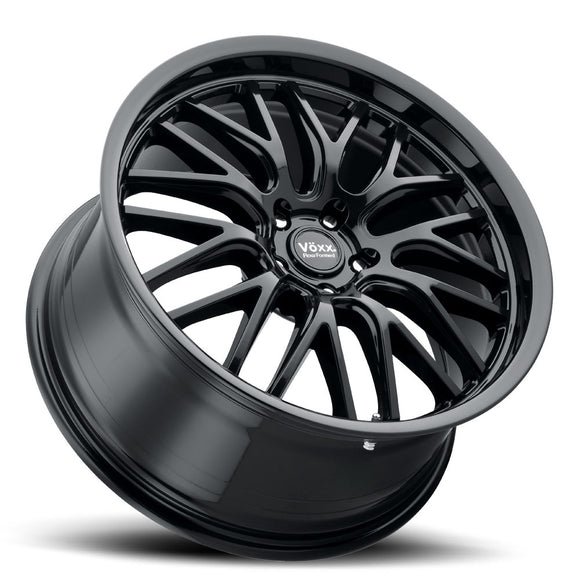 17x7.5 Voxx Masi Gloss Black 5x108 ET40 wheel/rim