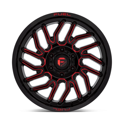 20x9 Fuel Off-Road D808 Hurricane Black 6x139.7 ET20 CB106.1 Wheel Rim