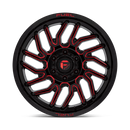 20x9 Fuel Off-Road D808 Hurricane Black 6x139.7 ET20 CB106.1 Wheel Rim