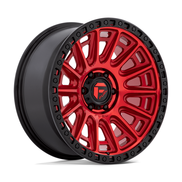 20x9 Fuel Off-Road D834 Cycle Candy Red with Black Ring 6x135 ET1 CB87.1 Wheel
