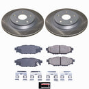 Semi-Coated Rotor and Low-Dust Ceramic Brake Pad Kit