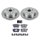 PowerStop OE Stock Replacement Low-Dust Ceramic Brake Pad and Rotor Kit