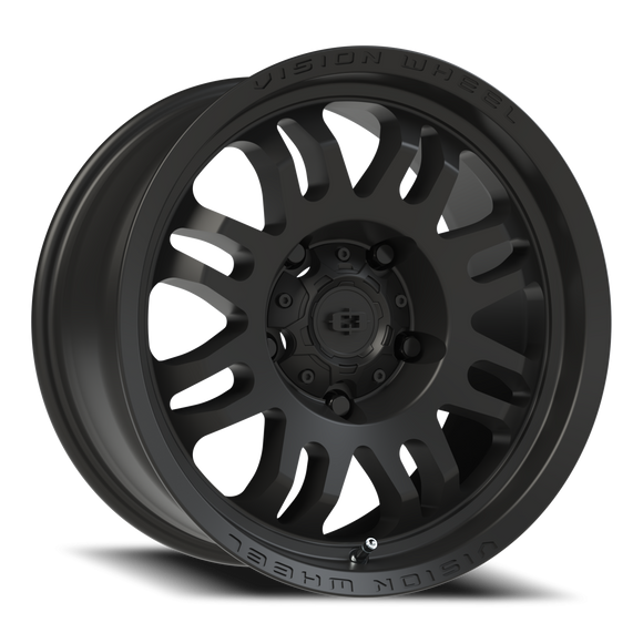 17x8.5 Vision 409 Inferno Satin Black 5x150 ET0 Wheel Rim
