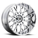 20x9 Vision 412 Rocker Chrome 8x165.1 8x6.5 ET12 Wheel Rim