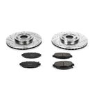 PowerStop Z23 Daily Driver Carbon-Fiber Ceramic Brake Pad and Drilled & Slotted
