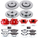 PowerStop Z36 Truck and SUV Ceramic Brake Pad, Drilled & Slotted Rotor, and Cali