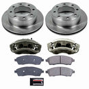 PowerStop OE Stock Replacement Low-Dust Ceramic Brake Pad, Rotor and Caliper Kit