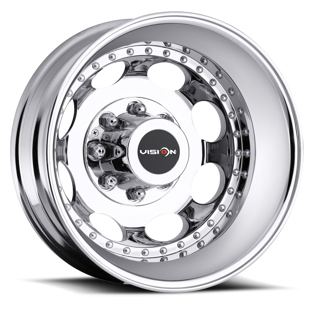 19.5x6.75 Vision 181Z Hauler Chrome 8x165.1 8x6.5 ET-143 Wheel Rim - 0