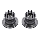 PowerStop Evolution Drilled Slotted Rotors Pair Front For Ford E-350 Econoline