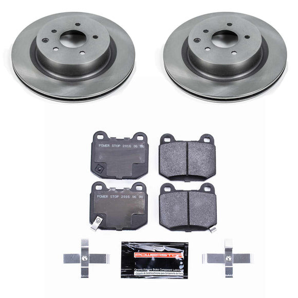 PowerStop Track Day Spec High-Performance Brake Pad and Rotor Kit