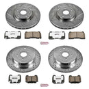 PowerStop Z26 Street Performance Ceramic Brake Pad and Drilled & Slotted Rotor K
