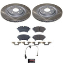 Semi-Coated Rotor and Low-Dust Ceramic Brake Pad Kit