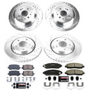 PowerStop Z23 Daily Driver Carbon-Fiber Ceramic Brake Pad and Drilled & Slotted