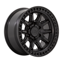 17X8.5 Black Rhino CALICO Matte Black 6X135 ET0 wheel/rim-3