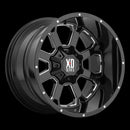 20X9 KMC XD Buck 25 Gloss Black Milled Wheel/Rim 8x170 20-9 8-170 ET0-2