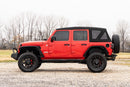 Oval Nerf Steps - 4 Door - Black - Jeep Wrangler Unlimited (18-23)